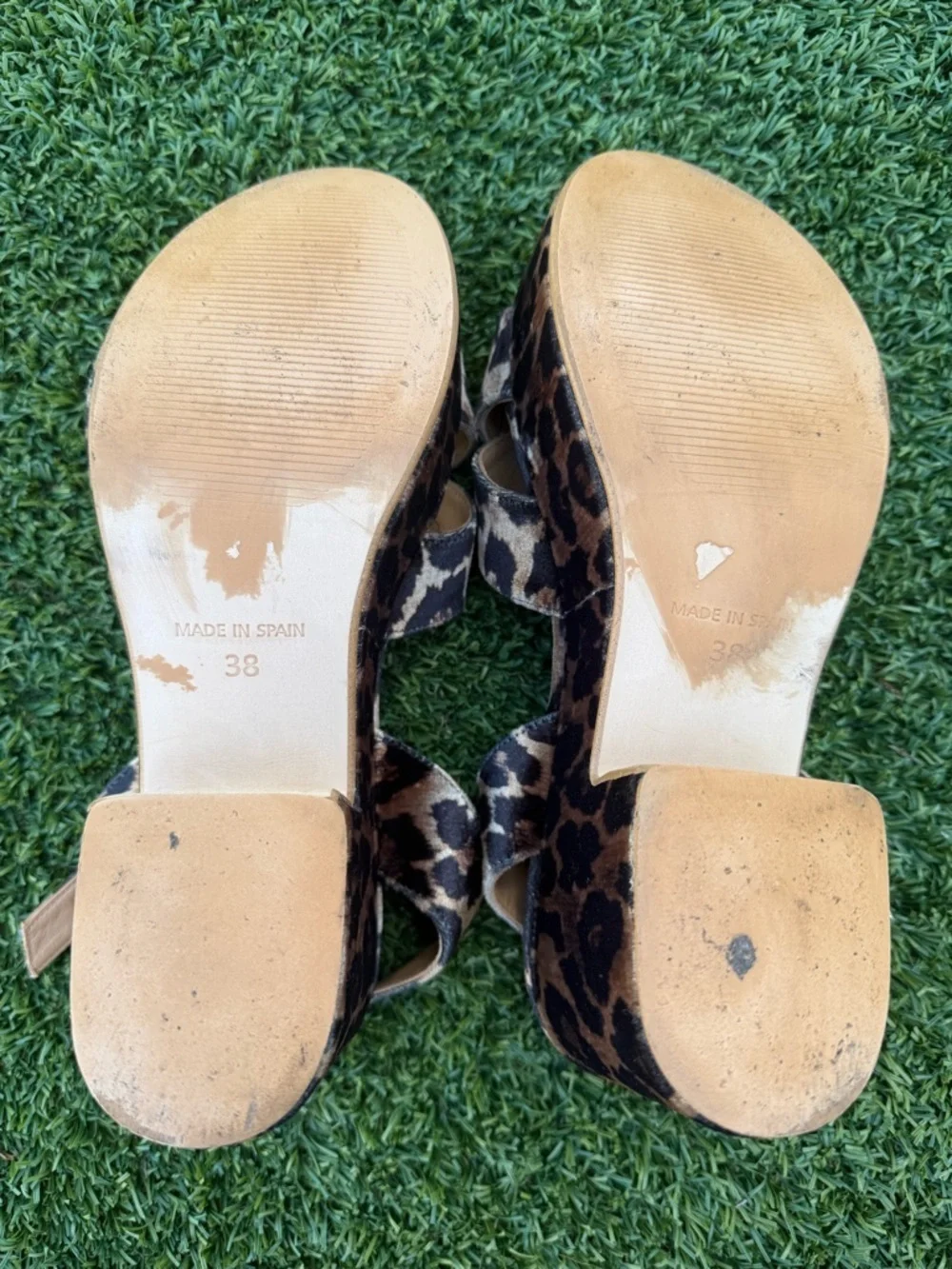 Penelope Chilvers Azalea Ankle Strap Platform Sandal Leopard